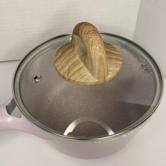 Masterclass Cookware Premium Collection 1.5qt 6.5” Saucepan Pot Lavender Purple - Picture 4 of 12